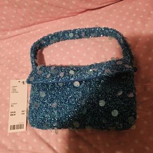UO blue sequin purse